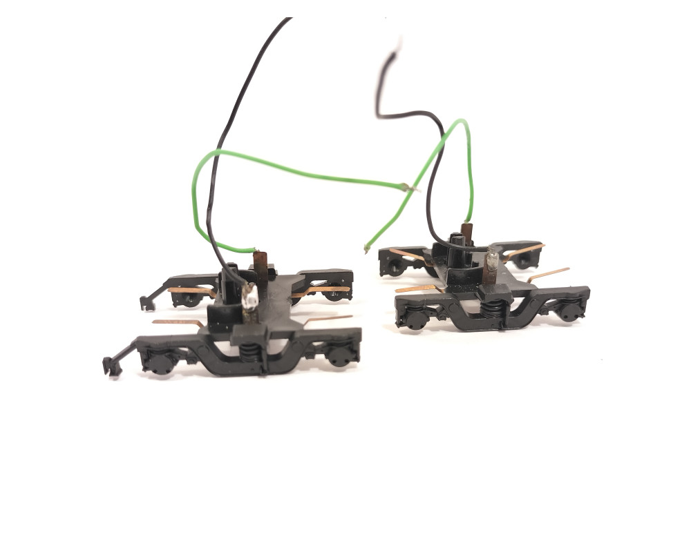 Pair of trolleys for semi-pilot Pair of trolleys for semi-pilot