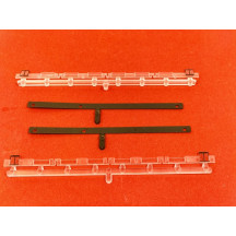 Clear glass + curtain set for E 326
