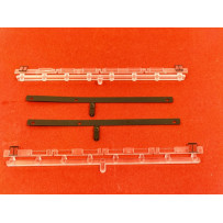 Set vetri  trasparenti + tendine per E 326