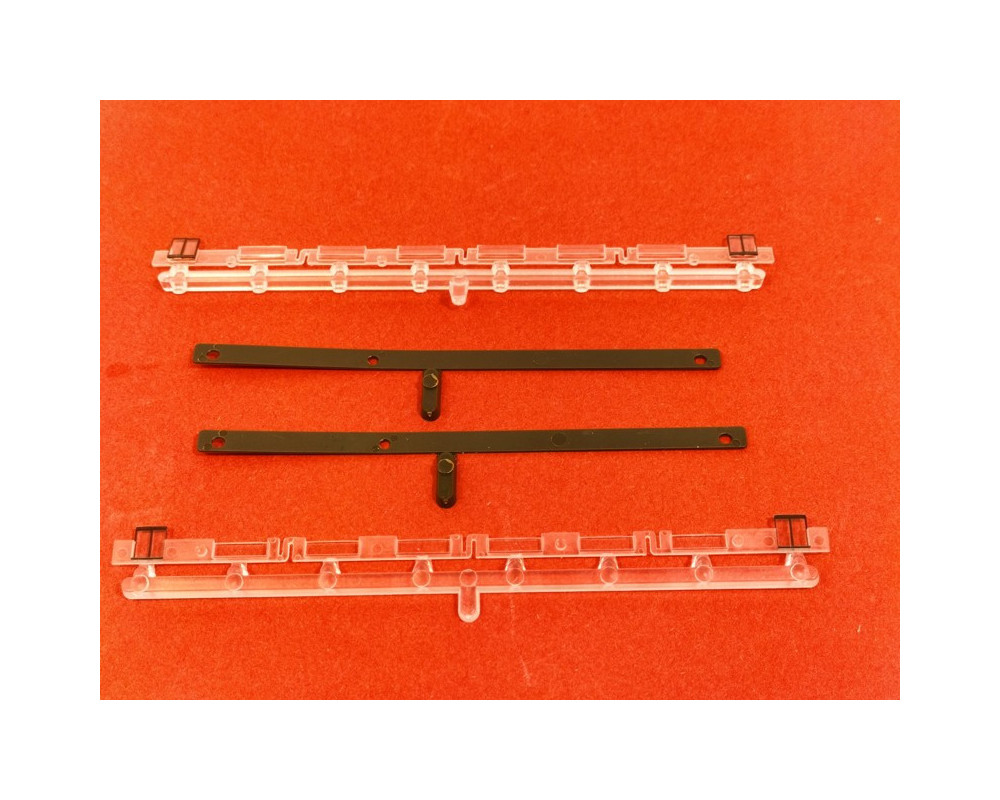 Clear glass + curtain set for E 326