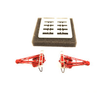 Coppia pantografi tipo AM Faiveley FS Per E 620 FNM  e per E 632/633/652 Lima Rivarossi