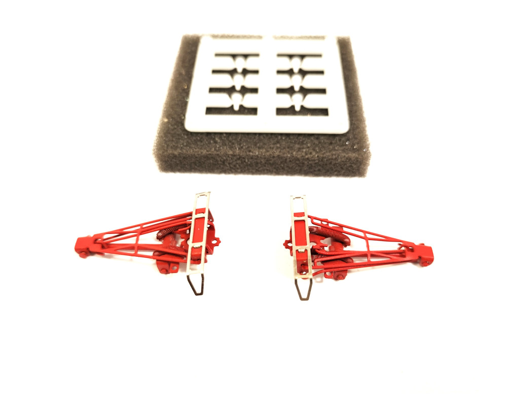 Coppia pantografi tipo AM Faiveley FS Per E 620 FNM  e per E 632/633/652 Lima Rivarossi