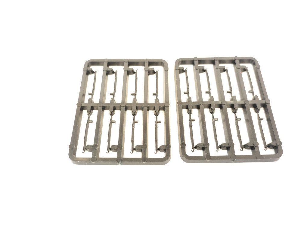 16 replacement floor posts in black