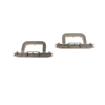 Pair of black head/tail side rails