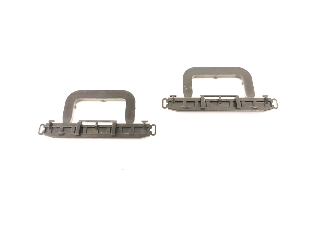 Pair of black head/tail side rails