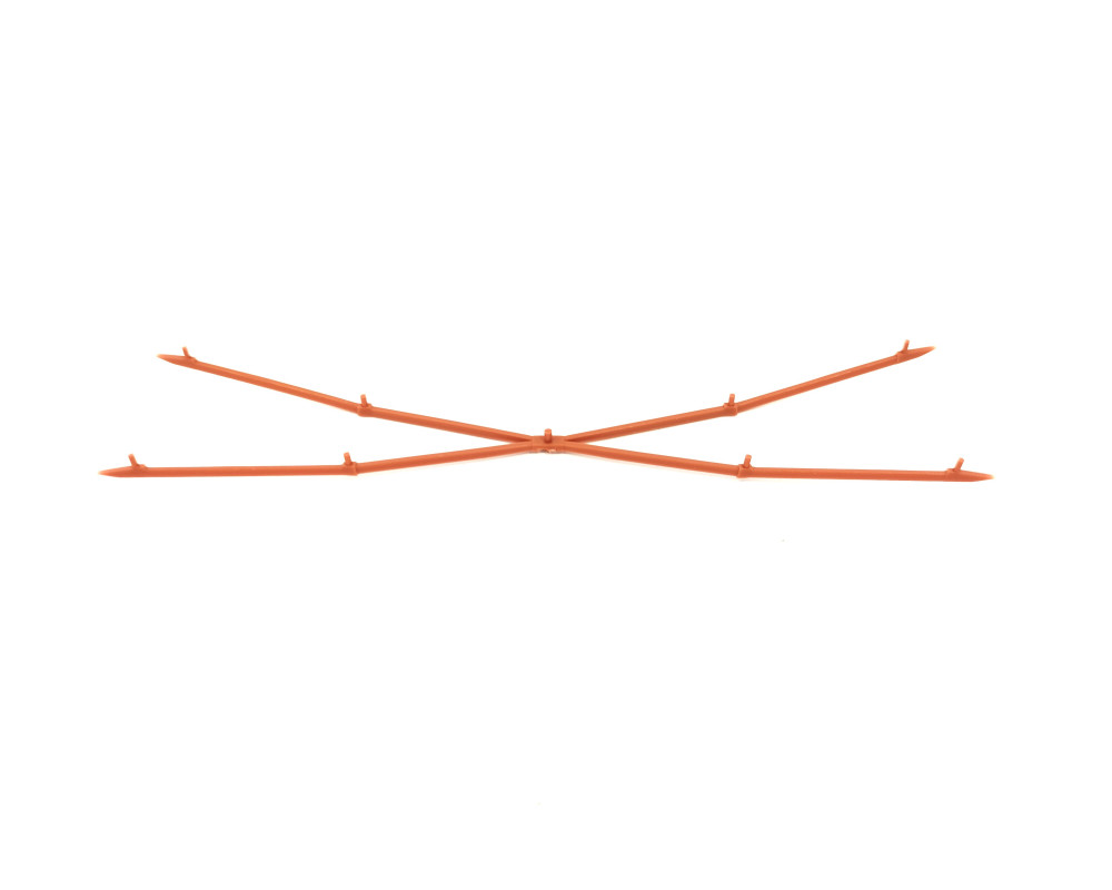 Tie rods under the red wagon body