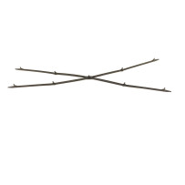 Black under-casing tie rods