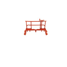 Red wagon colored terrace