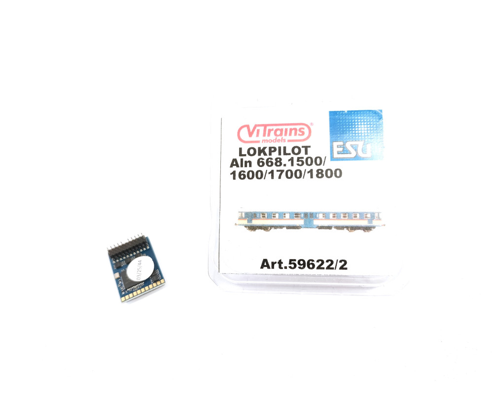 ESU Lokpilot V.5 59622 mapped for ALn 668.1500 - 1800 Vitrains