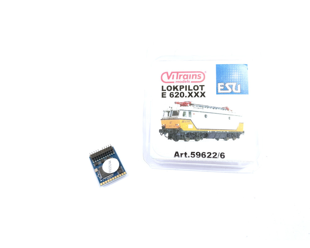 ESU Lokpilot V.5 59622 mapped for E 620 FNM Vitrains ESU Lokpilot V.5 59622 mapped for E 620 FNM Vitrains