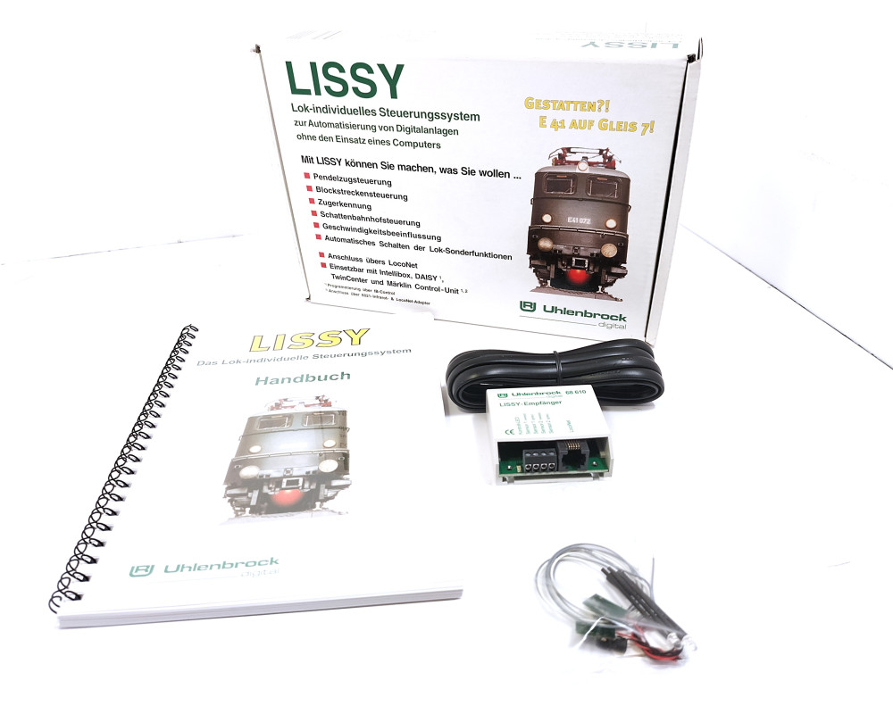 Lissy IR train recognition system