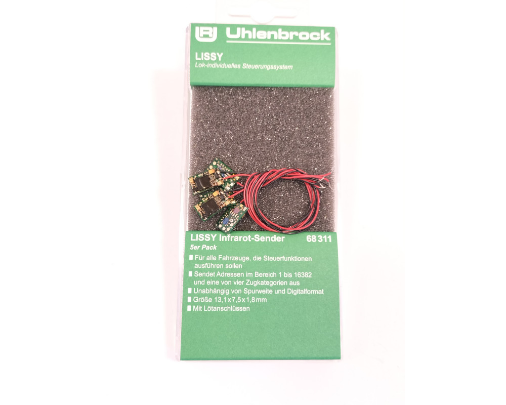 Set of 5 LISSY infrared transmitters Set of 5 LISSY infrared transmitters