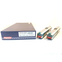 Set automotrici Aln 668.1713 + 668.1718 in livrea di origine con illuminazione interna e decoder sound