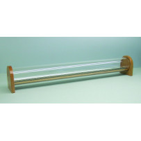 Tube displays for HO scale models from cm 25