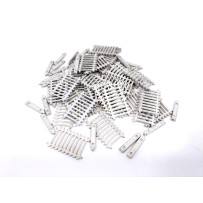 FS fence in white metal