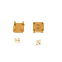 Set piastre di supporto 1 e 2  per scaricatori a corna per motrice Ale 840