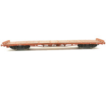 Used flatbed wagon type Poz FS with terrace, era III