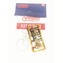 Kit in foto incisione 8 biciclette in vari colori scala 1/87