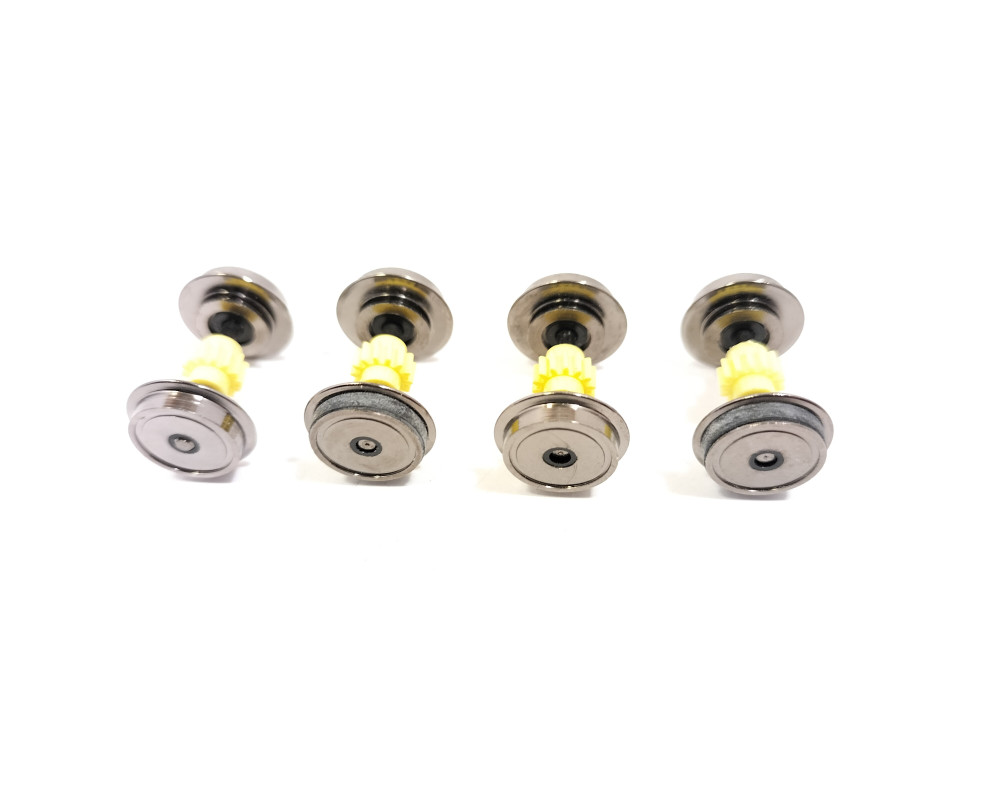 Set 4 assali motore con ingranaggi per Aln 668 motorizzata