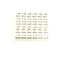 Art.K1000TR Sticker sheet for various regional trains application on Minuetto, E 464, etc.