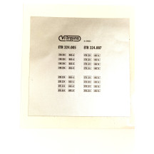 Art.K1065A1 Foglio adesivi per Jazz carrozza A1