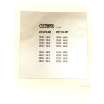 Art.K1065A1 Foglio adesivi per Jazz carrozza A1