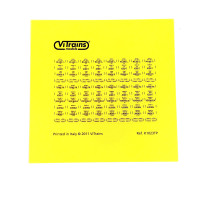 K1023TP Sticker sheet with mileage tables (Lombardy/Piedmont/Liguria)