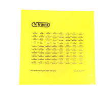 K1037TP Sticker sheet with mileage tables (Lombardy/Piedmont/Tuscany/Sicily/Trentino/Emilia R.)