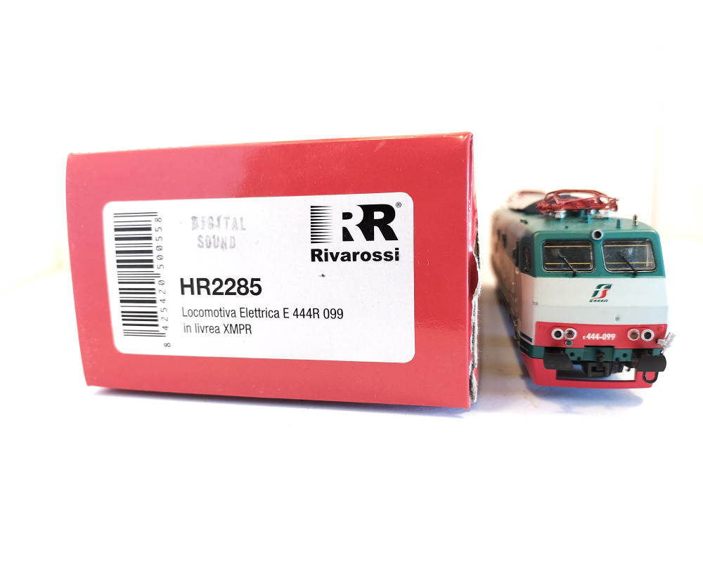 Art.HR2285 Locomotiva E 444R.099 in livrea XMPR con decoder sound esu