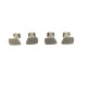 Art.71006RES Set 4 respingenti grigi 2DX/ 2SX