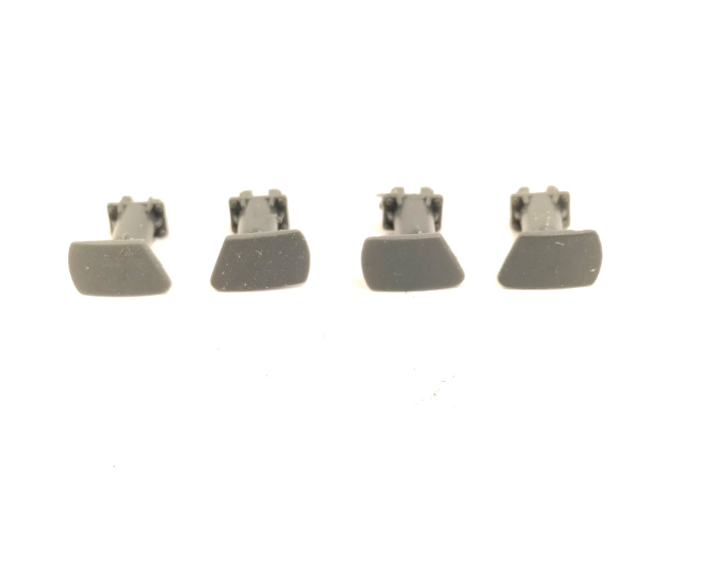 Item 71006RES Set of 4 gray buffers, 2 right/2 left