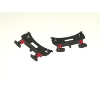 Art.71072PVM Panconi  neri Aln 668 con respingenti rossi